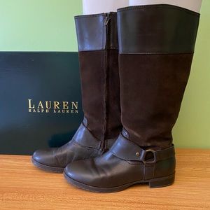 Ralph Lauren Dark Brown boots. Size - 7.5